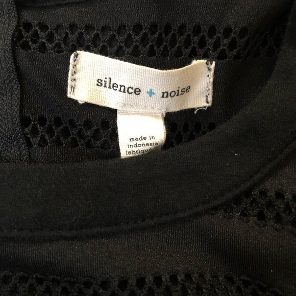 ANTHROPOLOGIE SILENCE + NOISE Mesh Bodycon Dress Size L - Picture 10 of 10